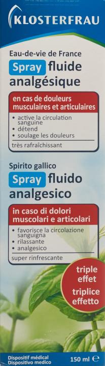 Actual product image Klosterfrau rubbing alcohol SchmerzFluid Spray (150 ml, Spray)
