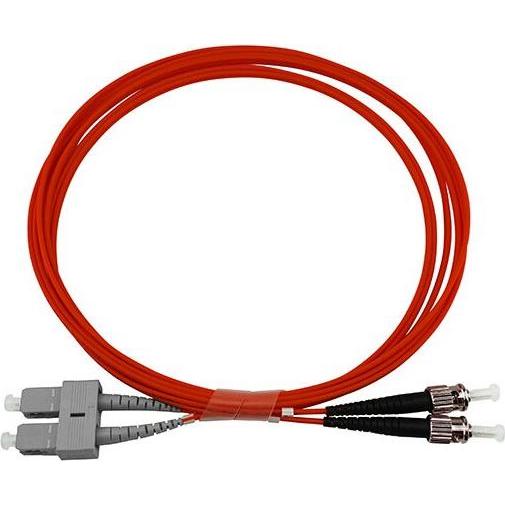 BlueOptics Duplex LWL Patchkabel SC-ST Multimode OM2 3 Meter (3 m), Netzwerkkabel