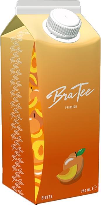 Actual product image BraTee peach (1 x 75 cl)