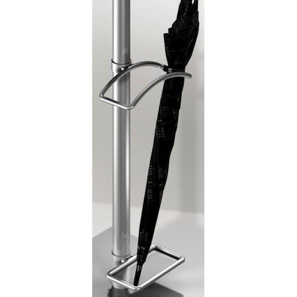 Kerkmann, Regenschirmständer, Schirmhalter G12-E mit Tropfmulde, silber