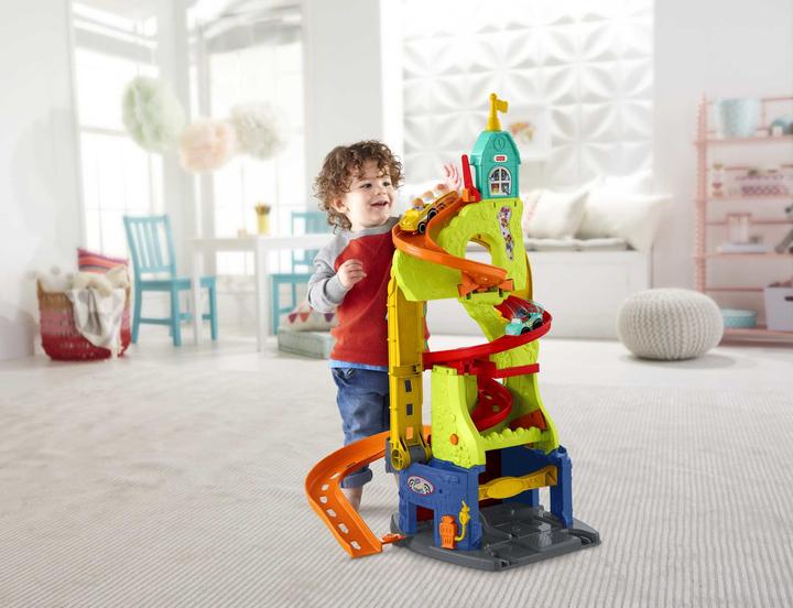 Produktbild Fisher-Price Little People - Sitzen und Stehen Wheelies Garage