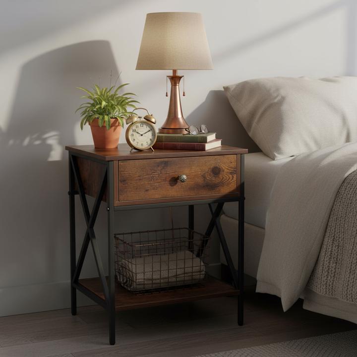 Image du produit Relaxdays Nachttisch (40 x 30 x 55 cm)