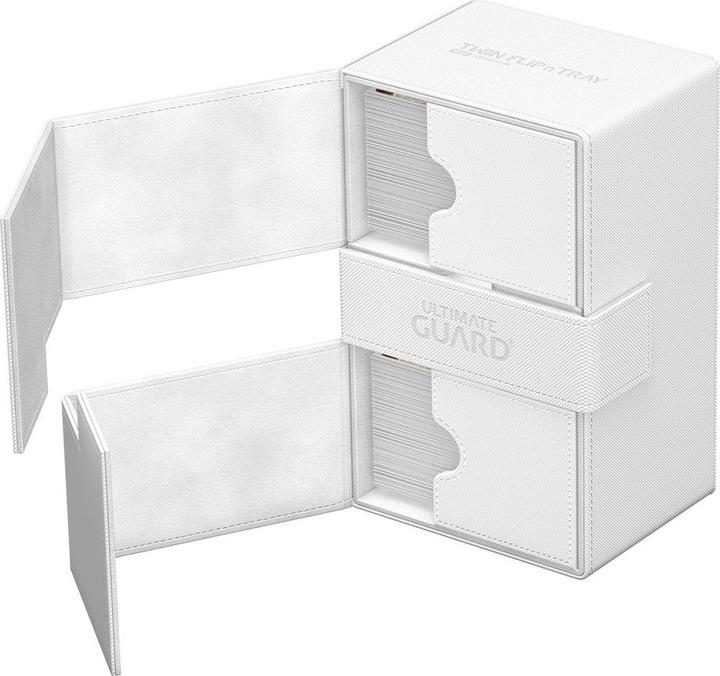 Produktbild Ultimate Guard Twin Flip'n'Tray 160+ XenoSkin Monocolor Blanc