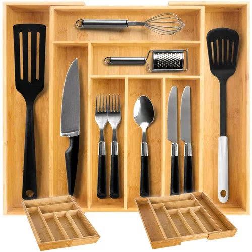 Actual product image Ruhhy Bamboo Kitchen Organizer