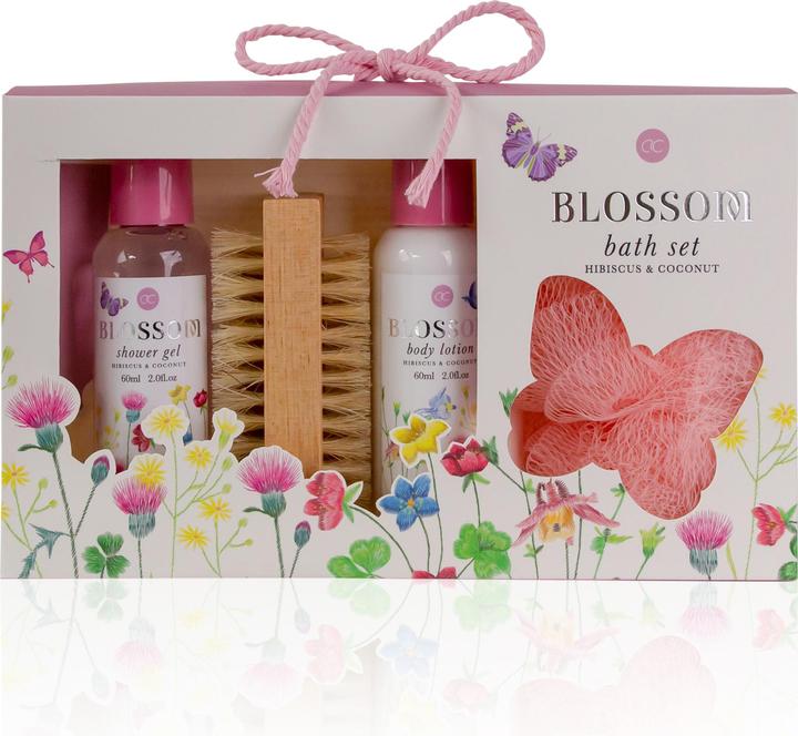 Immagine prodotto Roost Set da bagno Blossom 6053490 Profumo di ibisco e cocco (Set per la cura dei capelli)