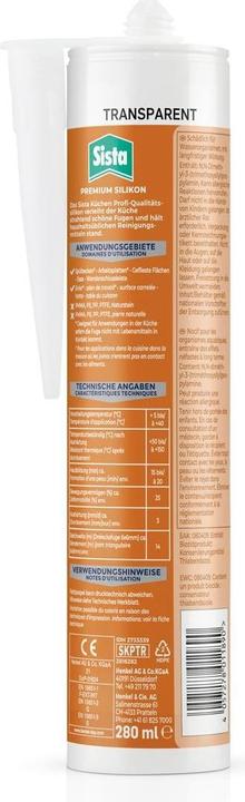 Sista Cuisine Silicone Transparent 280g (0.46 kg, Transparent, 280 ml)