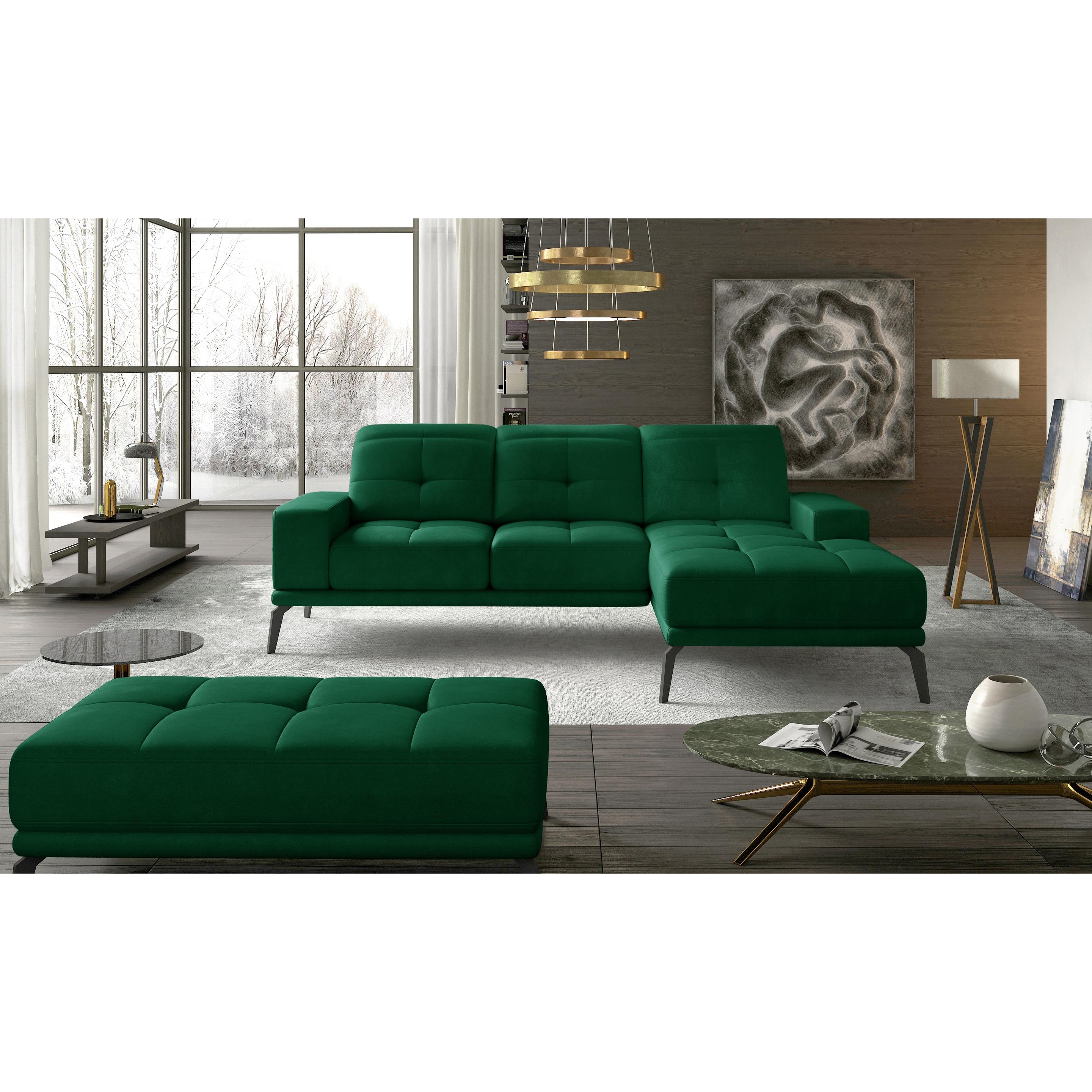 Thumbnail - ELTAP, Sofa, Narożnik Torrense + Puf (Ecksofa, 4-Sitzer, Bettsofa)