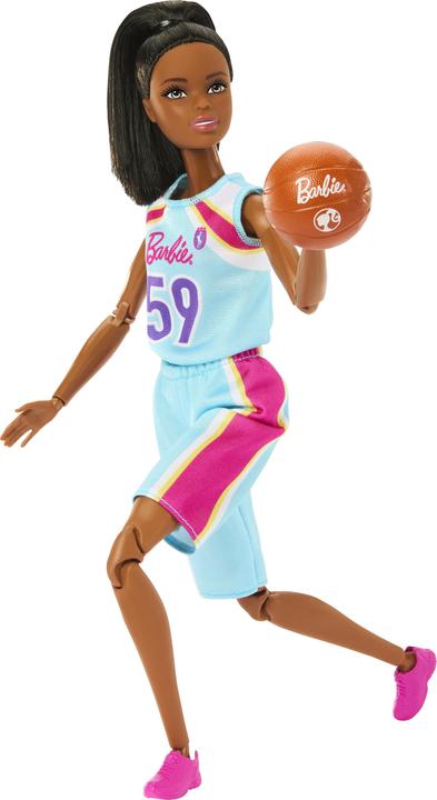 Image du produit Barbie Poupée joueuse de basket-ball Made to Move