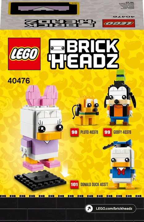 Produktbild LEGO BrickHeadz Daisy Duck 40476 (40476, LEGO Brickheadz, LEGO Seltene Sets)