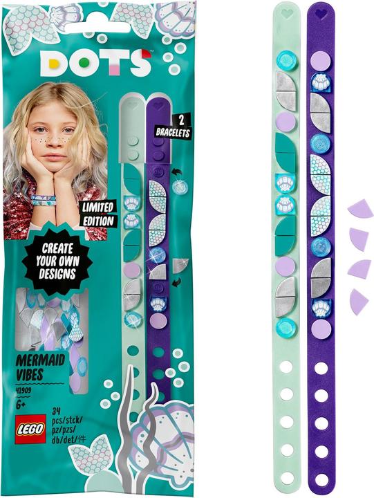 Produktbild LEGO Meerjungfrauen Freundschaftsarmbänder (41909, LEGO Dots)
