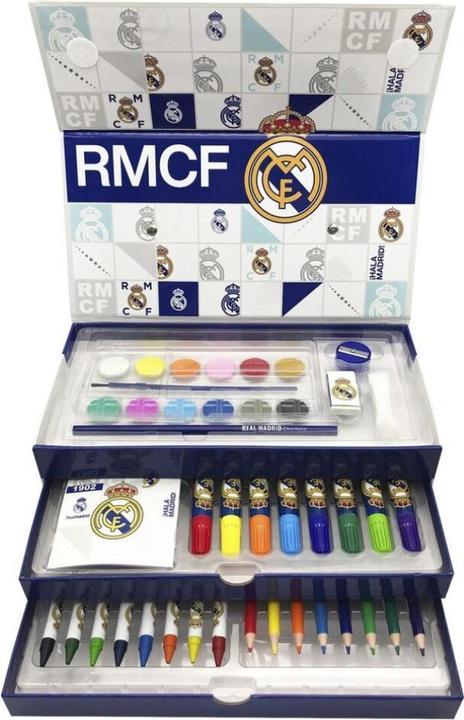 Immagine prodotto CyP Brands Real Madrid Activity set briefcase (Cuscino per testa e collo)