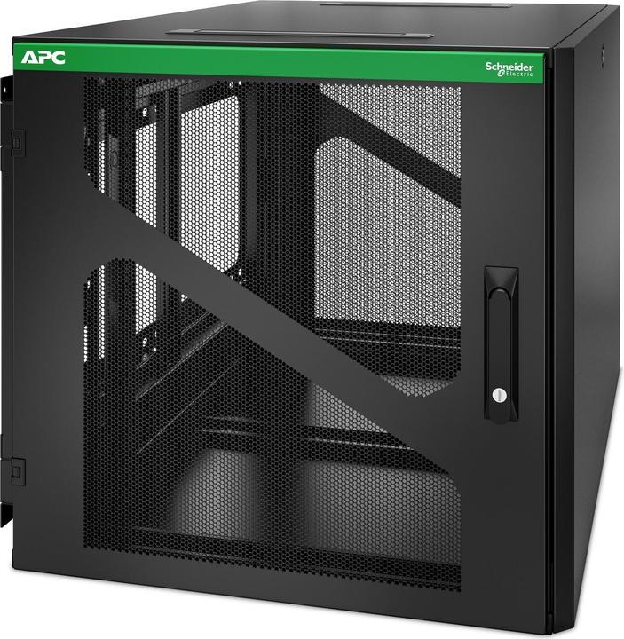 APC NetShelter 12U Wallmount Rack Enclosure Cabinet Side Mount UPS Depth (12 RU, 19 inch rack)