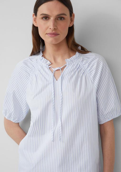 Immagine prodotto S.Oliver Bluse Bluse im Relaxed Fit mit Rüschenkragen (34)