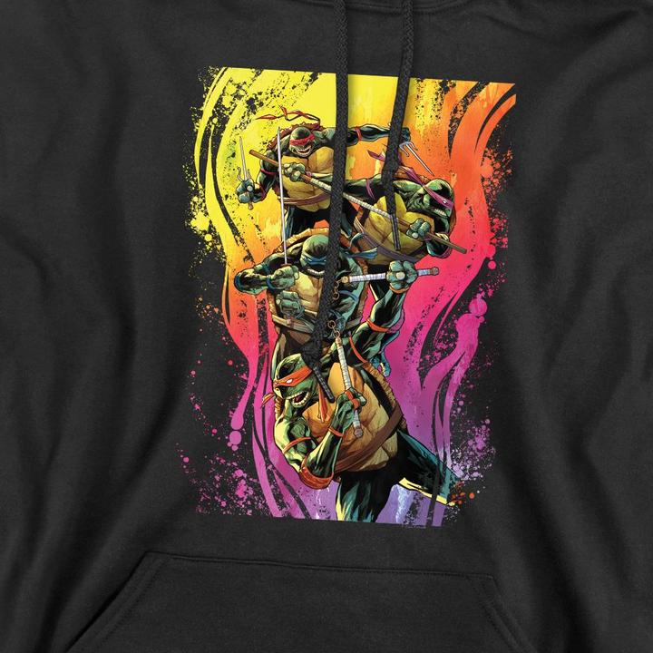 Produktbild Teenage Mutant NT Hot Rainbow Warriors Kapuzenpullover (L)