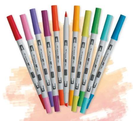 Image du produit Tombow Stylo à double brosse ABT PRO (Pastel, 12 x)
