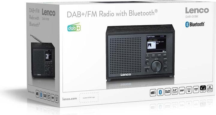 Image du produit Lenco DAR-017BK (DAB+ DAB, FM, Bluetooth)