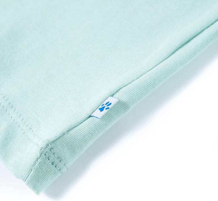 Immagine prodotto vidaXL Maglietta per bambini Verde menta chiaro 140,Materiale: 100 (140)