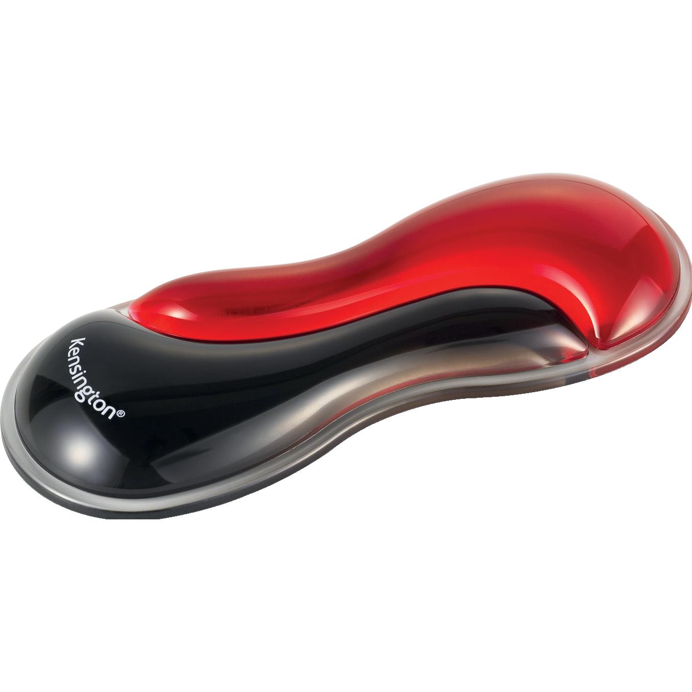 Kensington Slim Duo Gel Mouse Wrist Red, Slim, Accessori per mouse + tastiere, Rosso