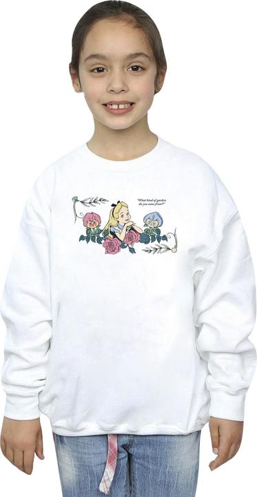 Produktbild Disney Alice im Wunderland Sweatshirt Mädchen What Kind Of Garden (140, 146)