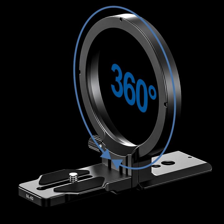 Immagine prodotto Leofoto Supporto per obiettivo ad anello - UL-03 (staffa rotante) (Adattatore per stativo)