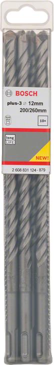 Actual product image Bosch Hausgeräte Hammerbohrer plus-3 12x200x260mm 10 Stk. (12)