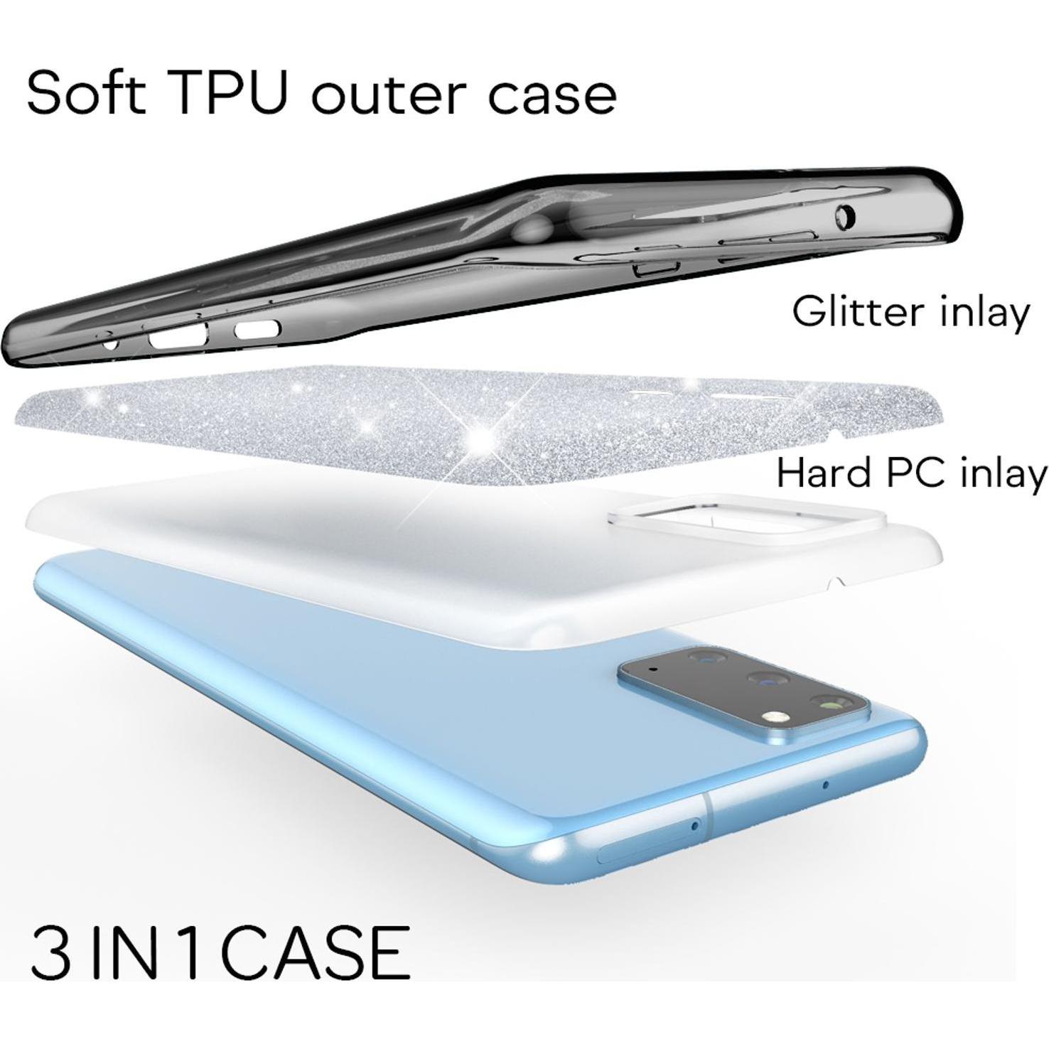 Thumbnail - Nalia Handyhülle (Samsung Galaxy S20+), Smartphone Hülle, Schwarz