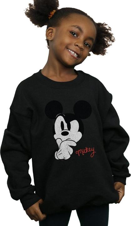 Produktbild Disney Mickey Mouse Distressed Ponder Sweatshirt Mädchen (140, 146)