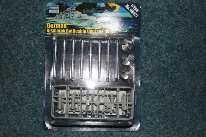 Actual product image Trumpeter German Bismarck Battleship Upgrade Sets