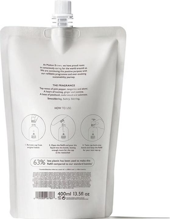 Immagine prodotto Molton Brown Ricarica di gel da bagno e doccia al pepe rosa acceso (400 ml)