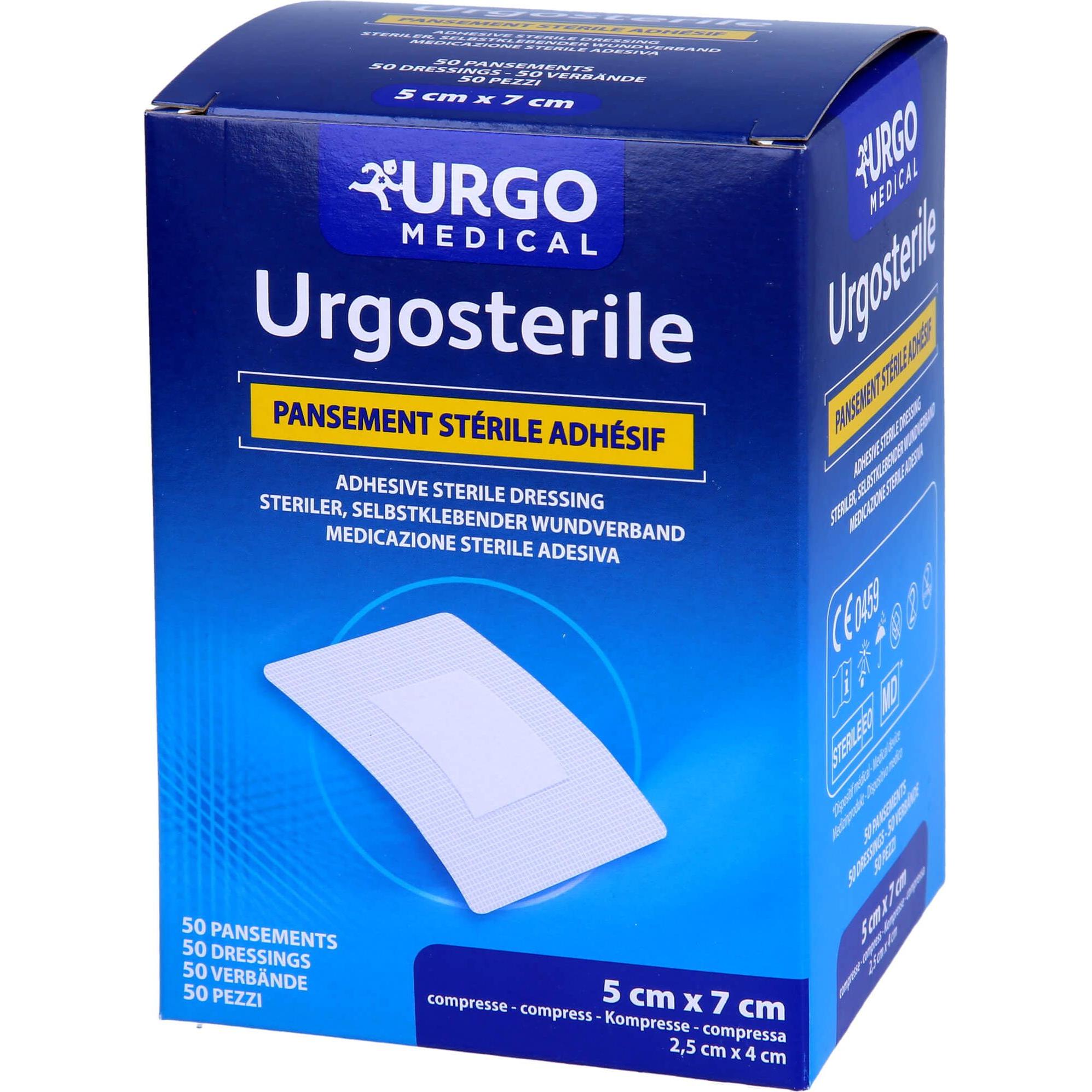 Urgo, Pflaster, Urgosterile 50x70mm, 50 St PFL (50 x)