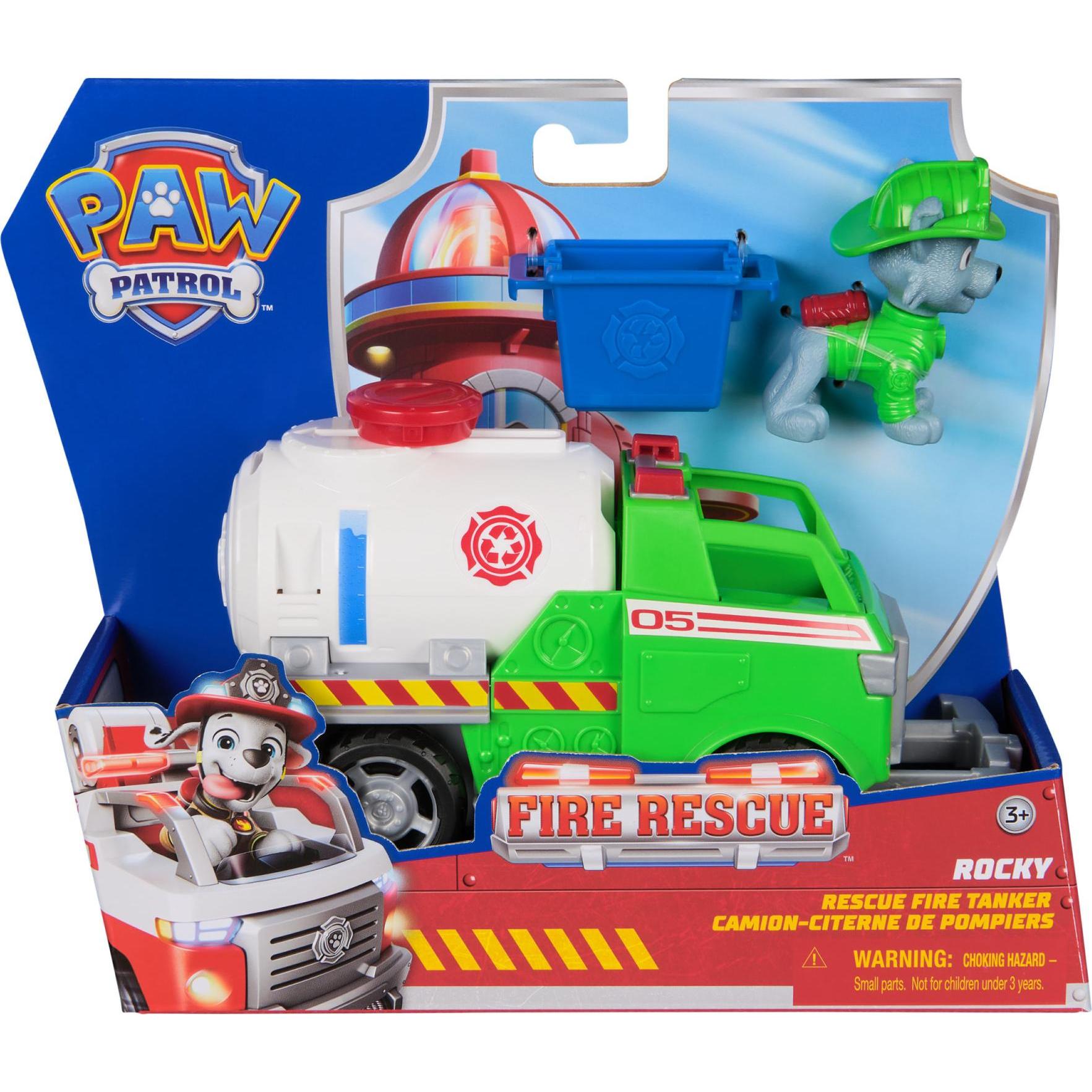 Paw Patrol Multicolore Veicolo Di Soccorso Dei Vigili Del Fuoco Rocky