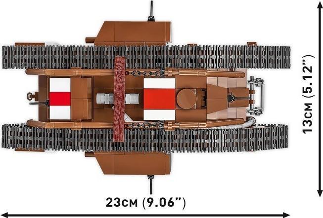 Actual product image Cobi - World War I - Mark V 848 pcs (Not For Sale In Hungary) /Toys