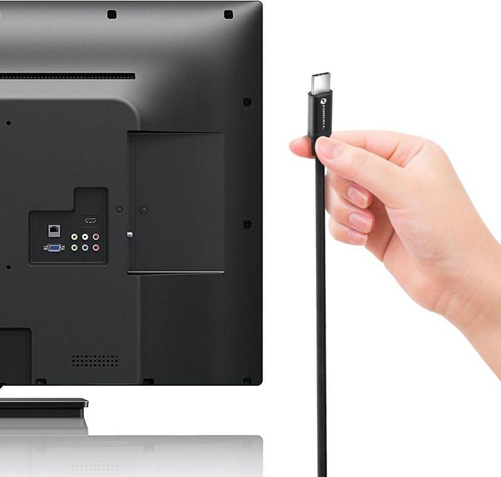 Immagine prodotto Forcell Cavo USB USB-C - USB-C 1 m Zielony (1 m, USB 3.2 Gen 2, 100 W)