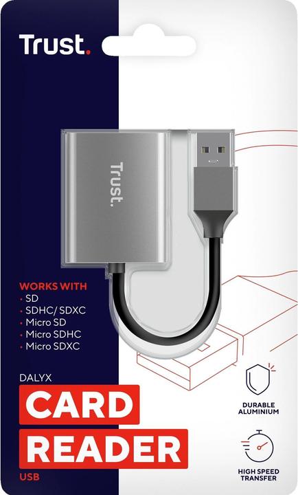 Immagine prodotto Trust LETTORE DI MEMORIA FLASH USB3.2/24135 (USB-C 3.2 Gen 1)
