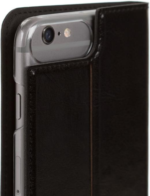 Actual product image Wave BookCase suojakotelo, iPhone 7 Plus / 8 Plus, musta (Apple iPhone 8 Plus)