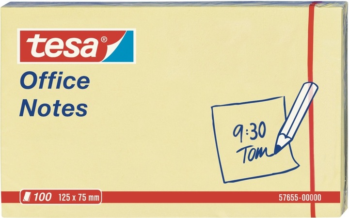 Produktbild tesa Notizblätter, Haftnotizen (75 x 125 mm)