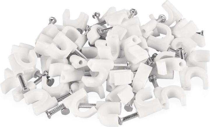 Produktbild Emos Kabelschelle 8 mm, weiss, 50 Stk