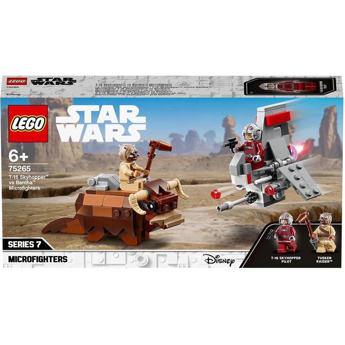 LEGO T-16 Skyhopper vs Bantha Microfighters (75265, LEGO Star Wars)