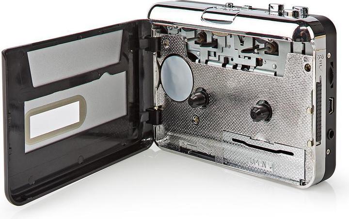 Actual product image Nedis Portable USB Cassette to MP3 Converter - Convert Cassettes to MP3 Format - With USB Cable