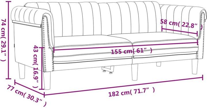 Produktbild vidaXL Sofa