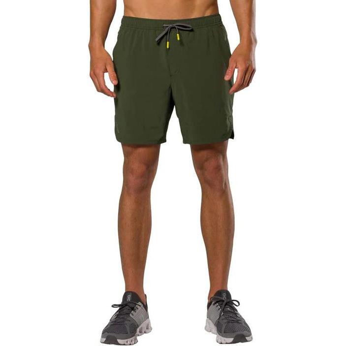 Nathan, Herren, Shorts, Essential 2.0 7", Grün, (L)
