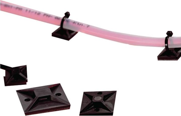 Actual product image HellermannTyton Mounting base (Fixing loops, 28 mm, 100 pcs.)