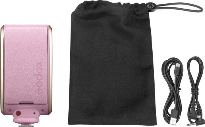 Actual product image Godox Retro Lux Senior Pink (Plug-on flash, Canon, Fujifilm, Nikon, Olympus, Pentax, Sony)