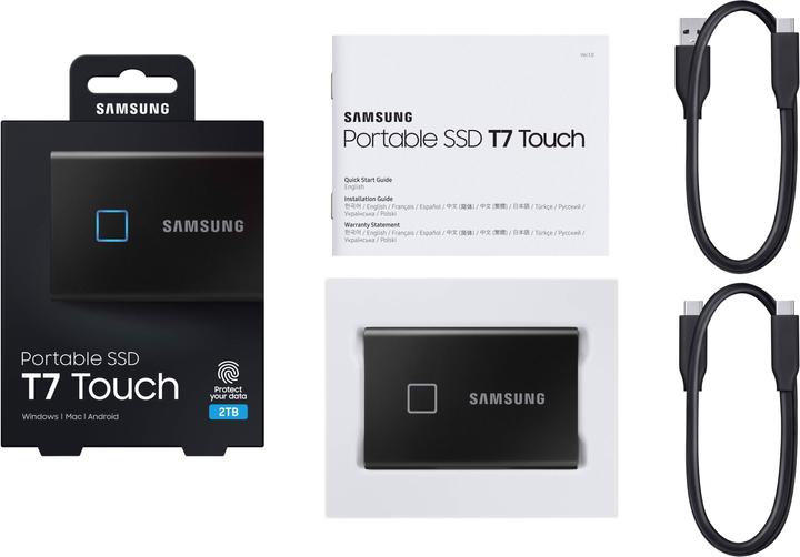 Actual product image Samsung Portable T7 Touch (1000 GB)