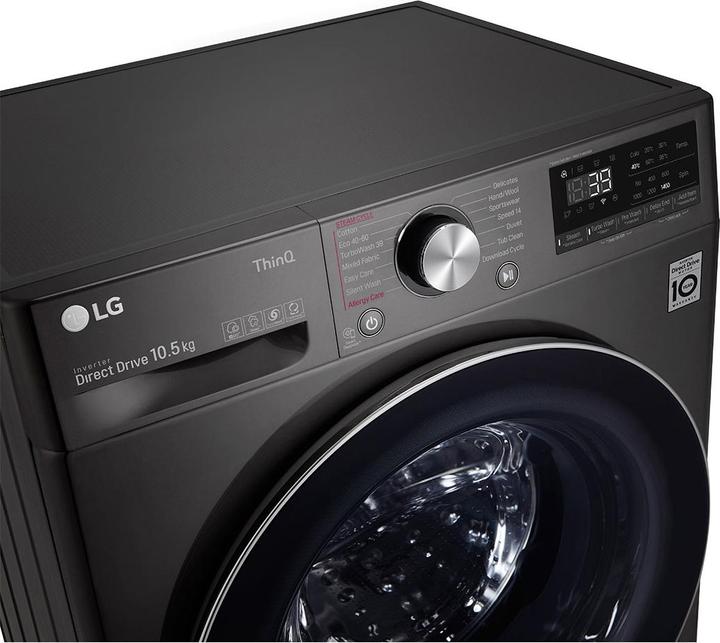 Actual product image LG WASHING MACHINE F4WV910P2SE (10.50 kg, Left)