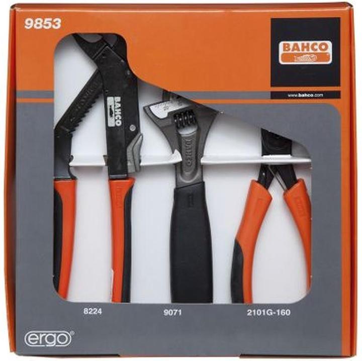 Produktbild Bahco Mehrzweck-Werkzeugsatz in Kartonverpackung - 3-teilig (292 mm)