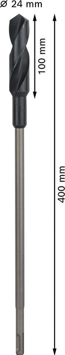 Produktbild Bosch Professional Zubehör PRO Wood HSS Installationsbohrer, 24 x 100 x 400 mm (24 mm)
