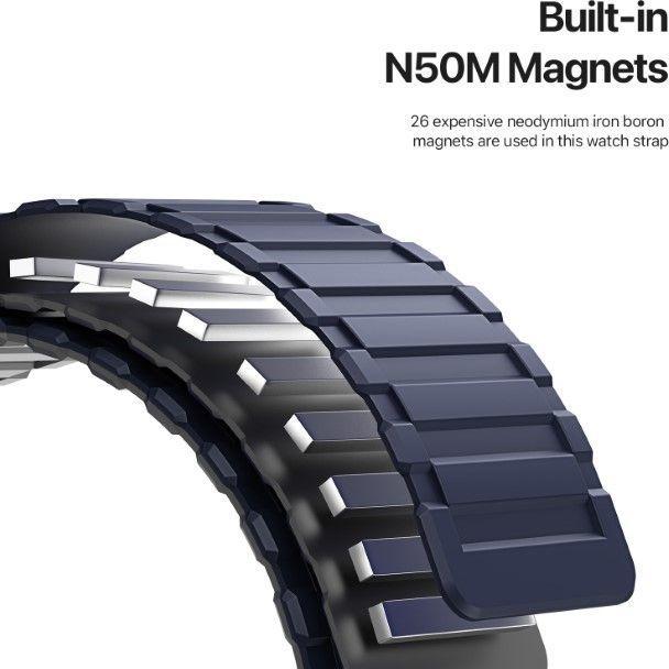 Produktbild Dux Ducis KJ Armband (42 mm, 44 mm, 45 mm, 49 mm, Silikon, Magnet)