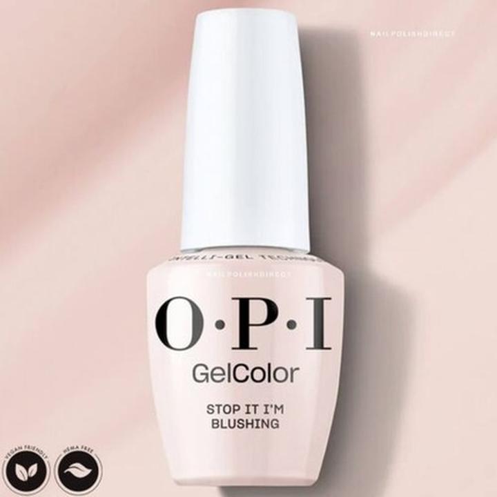Actual product image OPI Intelli-Gel Hema-Free Gel Polish Stop It I'm Blushing 15ml (Stop It I'm Blushing, Gel-Effect Nail Polish)