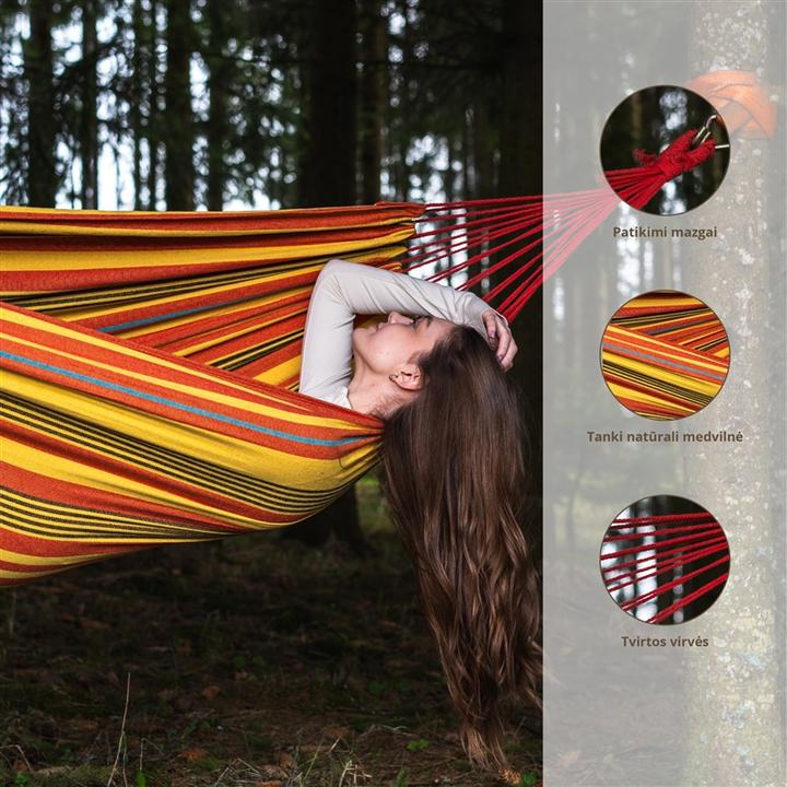Actual product image Domoletti HAMMOCK SUNRISE 220X160 (9) (200 kg)